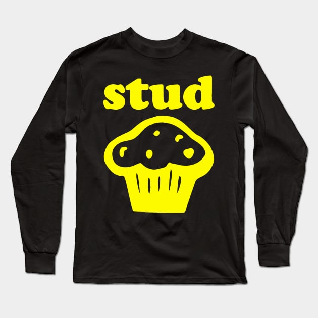 STUD MUFFIN Long Sleeve T-Shirt by binding classroom